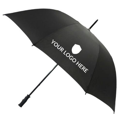 30x Pack of Black Umbrellas custom with your LOGO - Enforcer Equipment & Apparel