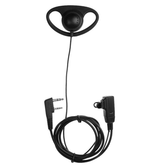 Enforcer D - Shape Over - the - Ear Earpiece (2 - Pin) for Kenwood Radios - Enforcer Equipment & Apparel